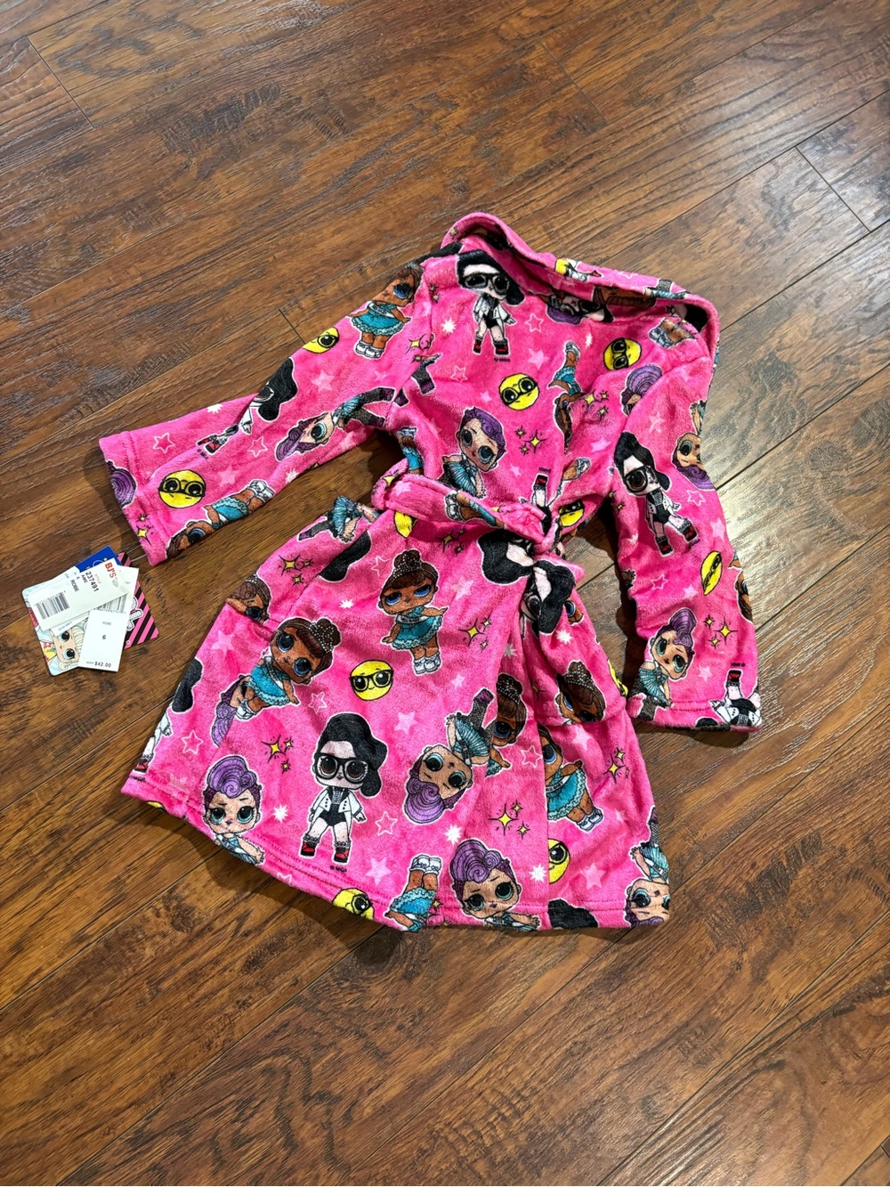 NWT LOL Dolls girls size 6 bathrobe - Picture 5 of 5